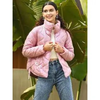 Quilted Jacket XXL Pink